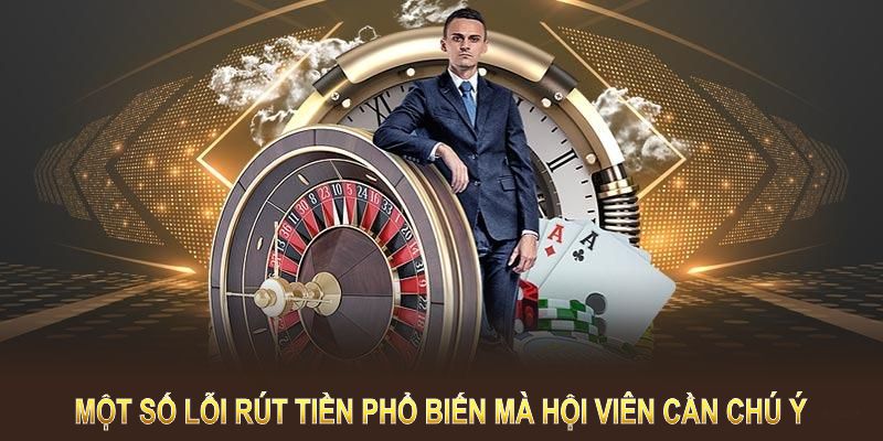 Một số sự cố khi rút tiền SV388